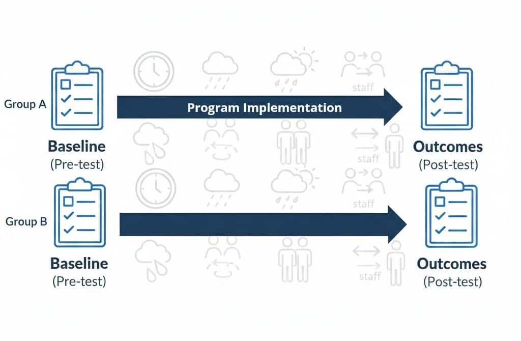 When to Use a Pre-Post Design (and Its Limitations)